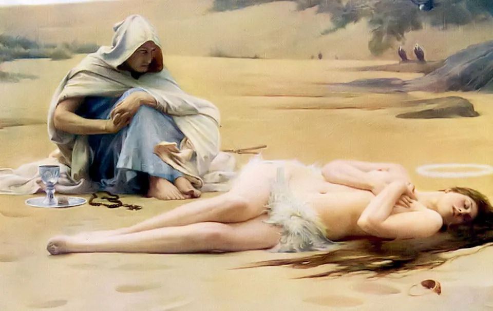 Pelagia et Philammon - Crédit : Arthur Hacker