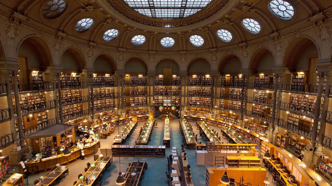 Salle Ovale, Bibliothèque Richelieu - Photo : Emilie Groleau