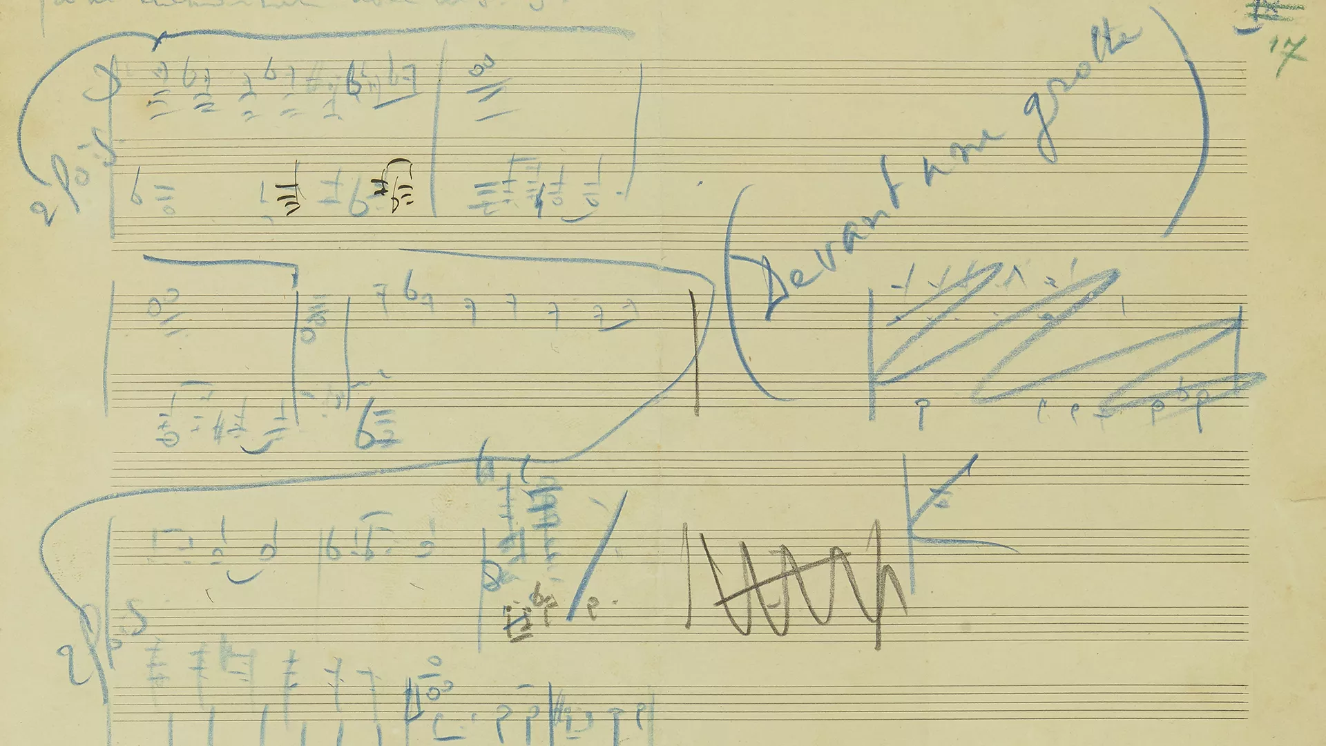 DEBUSSY Esquisses pour Pelléas et Mélisande (Devant une grotte)&nbsp;
