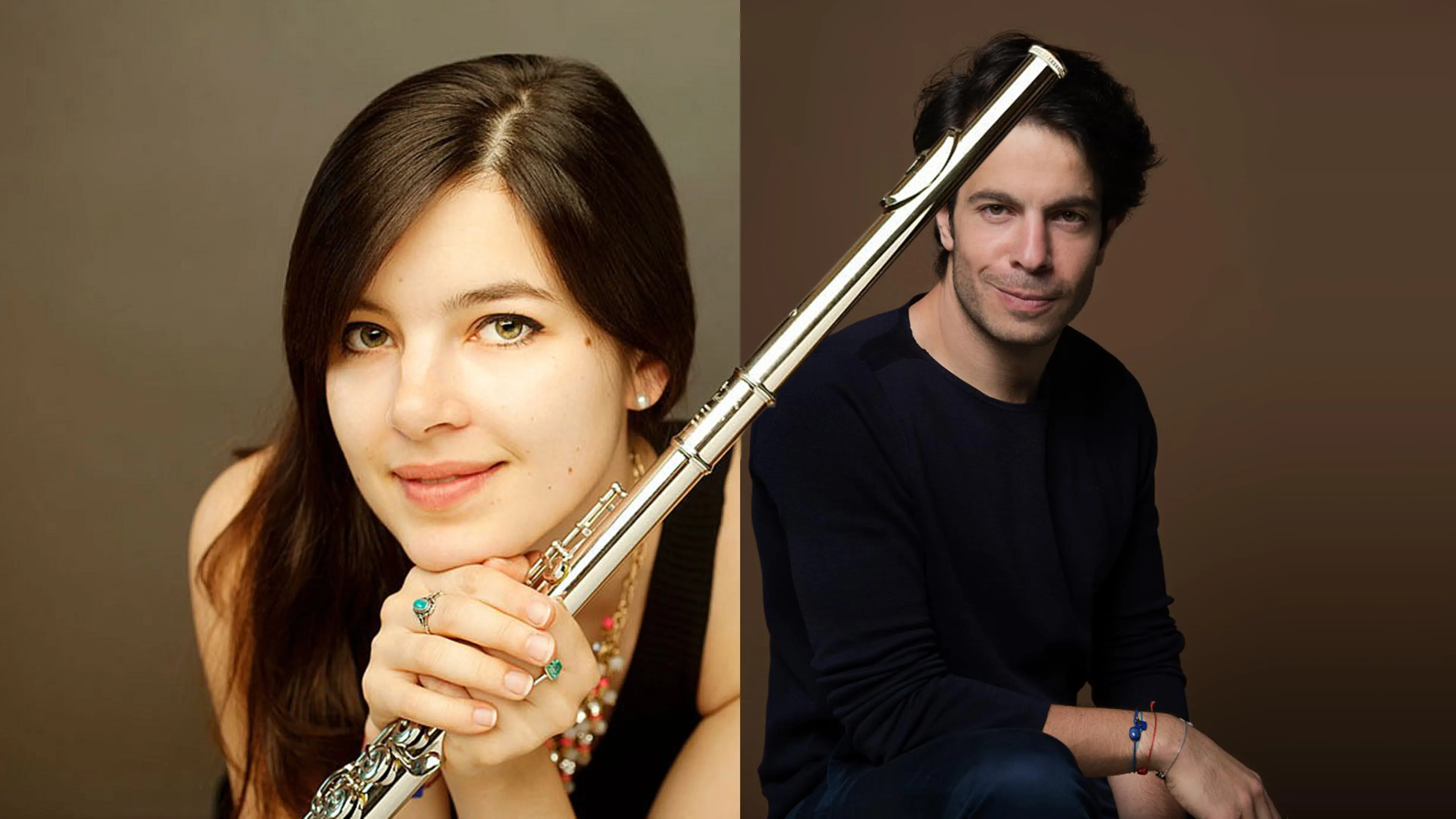 La flûtiste Mathilde Calderini & le pianiste Aurèle Marthan